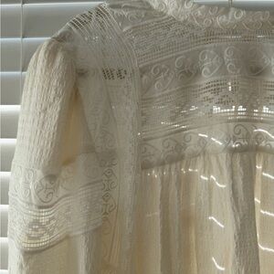 Freepeople Cream Lace Blouse
